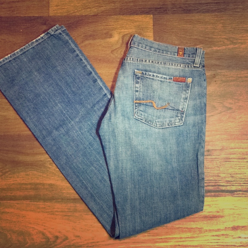 7FAMK Bootcut Size 28 7 For All Mankind Jeans